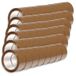 OFITURIA Verpakkingstape, bruin plakband, verpakkingstape voor verhuisdozen, verhuizing en verzending, plakband voor verpakkingen, veilig en robuust, 50 mm x 120 m, 48 linten