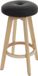 MCW Barkruk Navan - Zwart - Kunstleer - Hout - 67 cm