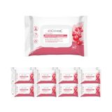 Cleanic Intimate Vochtig toiletpapier, (16 x 40 stuks) vochtig toiletpapier, cranberry-extract, prebioticum, afwasbaar, reinigt de intieme zone, 640 stuks