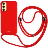 Cool Beschermhoes voor Samsung A356 Galaxy, A35, 5G, effen, rood