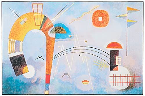 Artopweb ZA21577 KANDINSKY Rond Et Pointu Decoratief Panel - 75x50 Cm