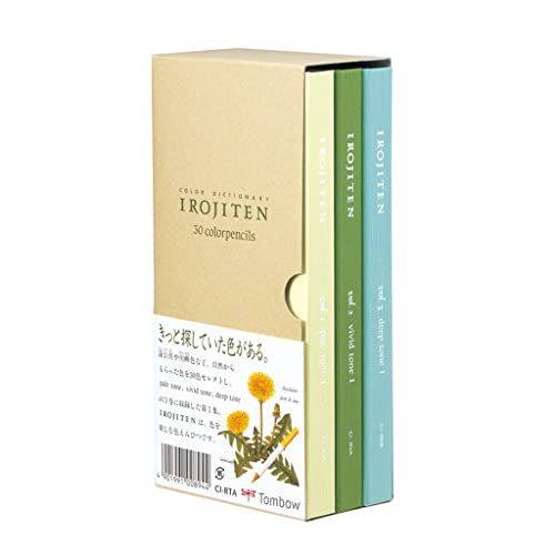 Tombow Irojiten Kleurpotloden - 30 Kleuren - 3 Sets - Kartonnen Box