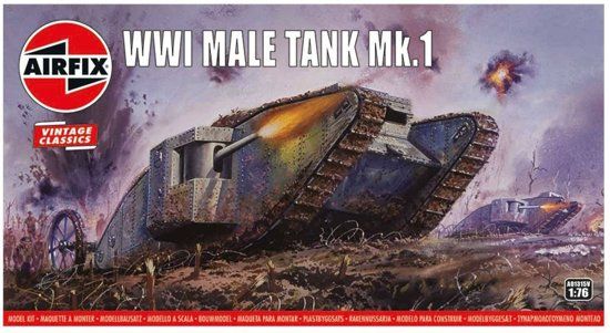 Airfix WWI MALE TANK - 5055286652707