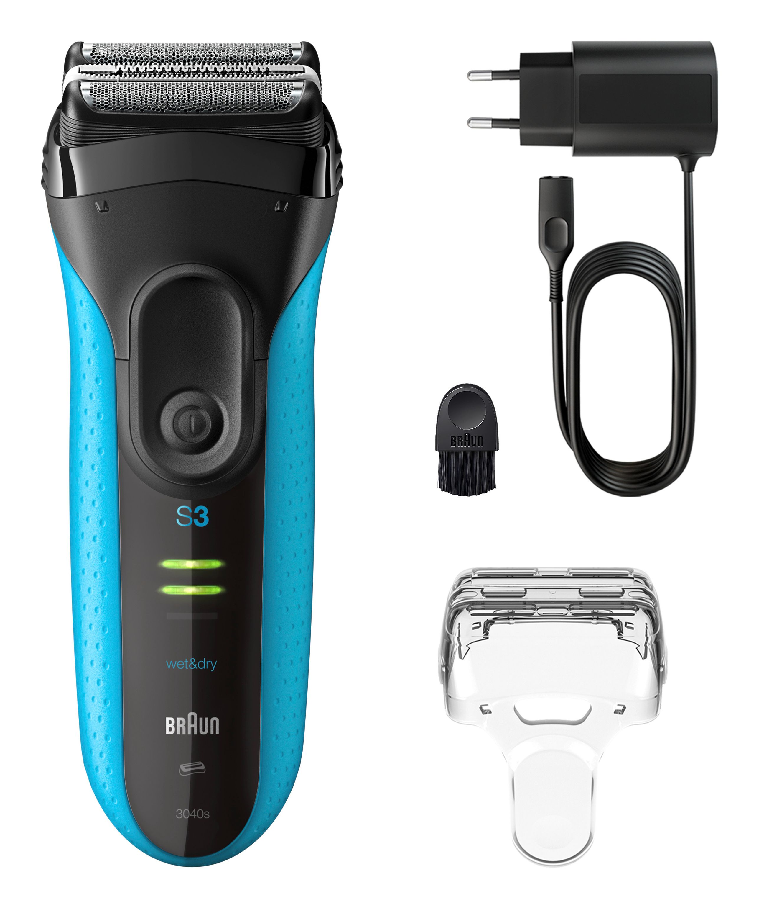 Braun Series 3 3040S - Elektrisch Scheerapparaat voor Mannen - Blauw