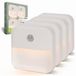 Brendz Inuk LED Trapverlichting, Nachtlampje Bewegingssensor, USB-C Oplaadbaar, Magnetisch, Warm Wit 3000K, Kastverlichting Draadloos, 4-pack