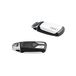 Audi 8W0071208S9R sleutelkastje, met ringlogo, alleen voor sleutels 4M0959754 8W0959754 8S0959754 *zonder chroomclip (gletsjerwit)