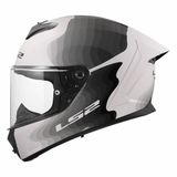 LS2 FF820 Rapid III Flow Helm - Integraalhelm - Wit/grijs - Maat XS