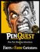 PenQuest Faces of Fame Caricatures: One Pen Shading Adventure — Reveal 50 Celebrity Portraits