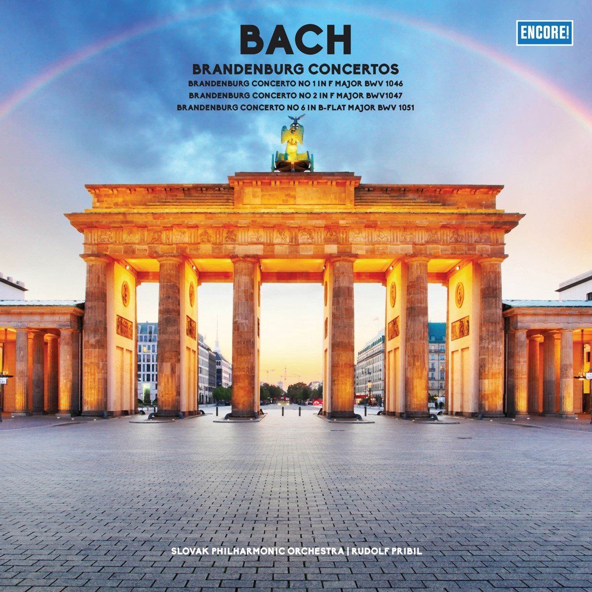 Coast2Coast Slovak Philarmonic Orchestra, Rudolf Pribil - Bach: Brandenburg Concertos (LP)