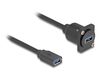 DeLOCK 87983 USB-kabel USB 3.2 Gen 1 (3.1 Gen 1) 0,2 m USB A 5 Gbit/s Zwart
