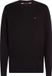 Tommy Hilfiger Pull Col V Homme Coton Noir Taille M