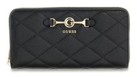 GUESS Frances SLG Large Zip Around Wallet Black zwart