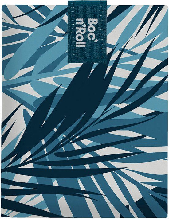 Roll'eat Boc'n'roll Essential Jungle Blauw Broodtrommel (11 x 15 cm)