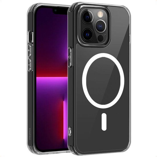 imoshion Hoesje - Geschikt voor Apple iPhone 13 Pro Max - Protective Backcover geschikt voor MagSafe - Transparant