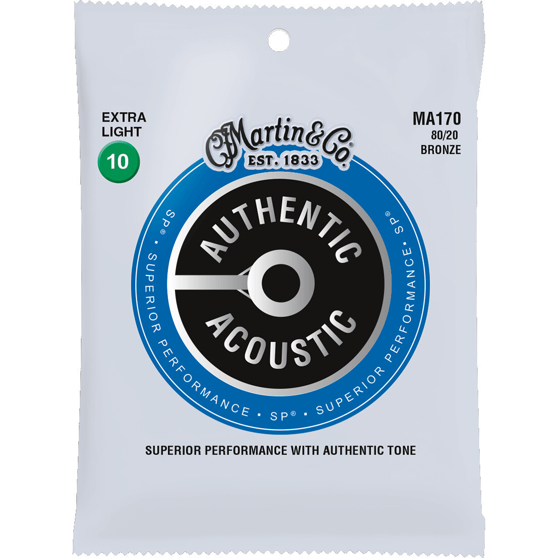 Martin Strings MA170 Authentic Acoustic SP 80/20 Bronze