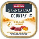 animonda GranCarno Country alimentation chien, adulte Bœuf & oie 22x150 g