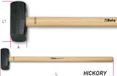 Beta voorhamer met hickory steel - 5kg