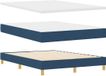 vidaXL Boxspringbed met hoofdeinde Blauw 140 x 190 cm Stof