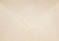 Netuno Metallic (parelmoer) ecru enveloppen C6 - 114 x 162 mm - A6 - 25 stuks - 120 gram - Aster Metallic