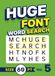 Huge Font Word Search Size 80 pt Vol. 5: Low Vision Puzzle Book with Super XL Letters for Adults and Seniors
