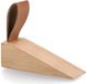 Zeller Deurstopper/wig - Hout/Kunststof - Bruin