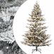 vidaXL Kunstmatige Kerstboom 180 cm 300 LED's Warmwit PE & PVC
