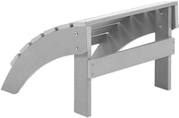 Beliani ADIRONDACK - Voetenbank - Lichtgrijs - Kunsthout