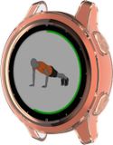 Strap-it Garmin Vivoactive 4s TPU case / hoesje - transparant oranje