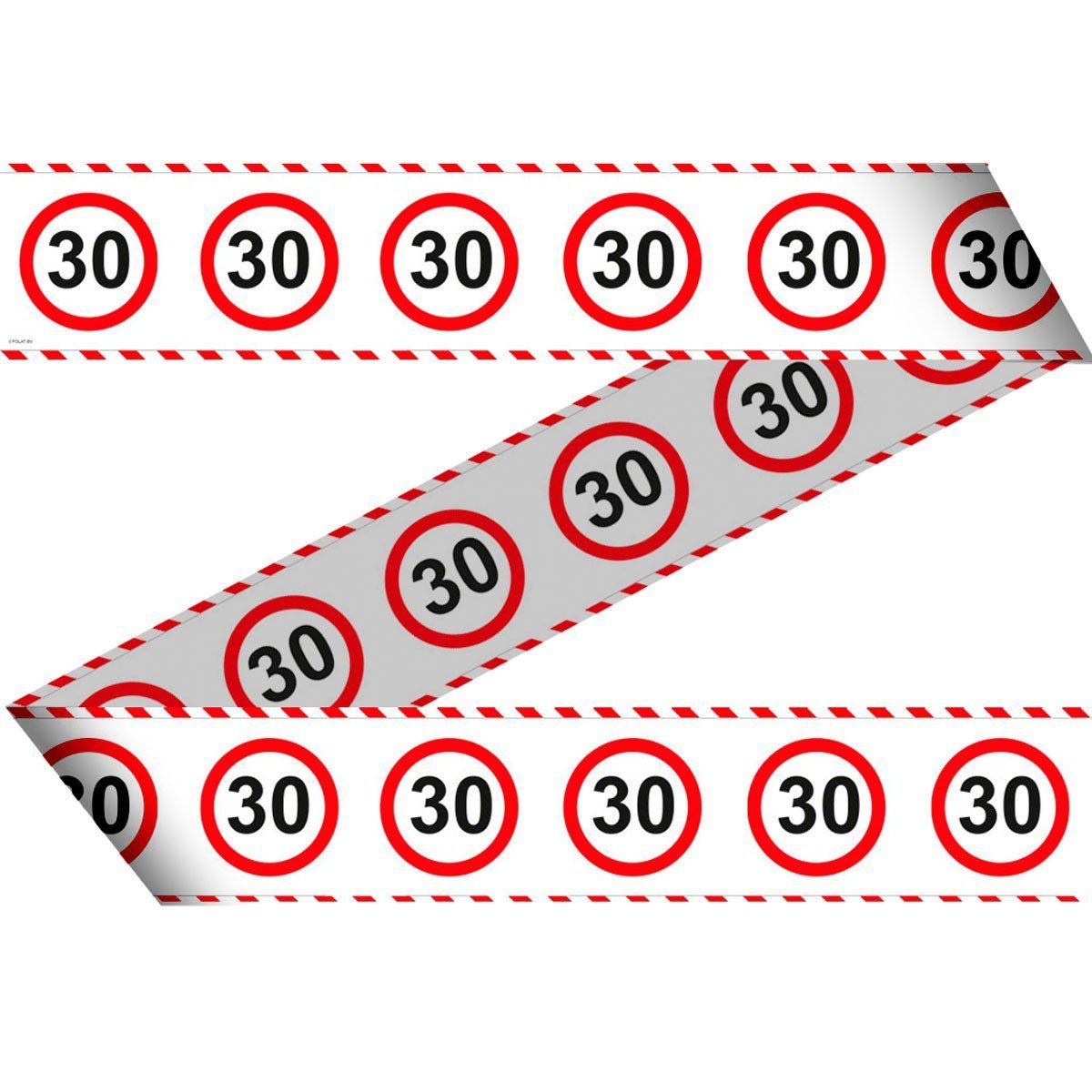 Folat Afzetlint 30 jaar Verkeersbord 15 meter