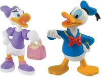 Bullyland Donald en Katrien - Speelfiguren - Disney - 2 stuks - 7 cm