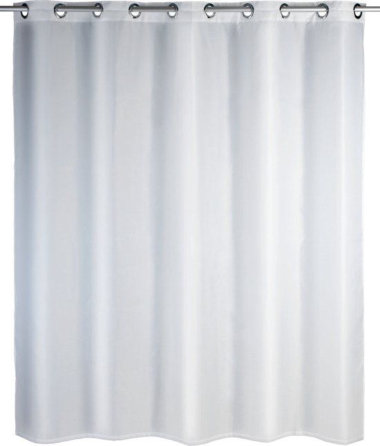 berger WENKO Douchegordijn Comfort Flex 180 x 200 cm - Textiel - Anti-schimmel - Wit
