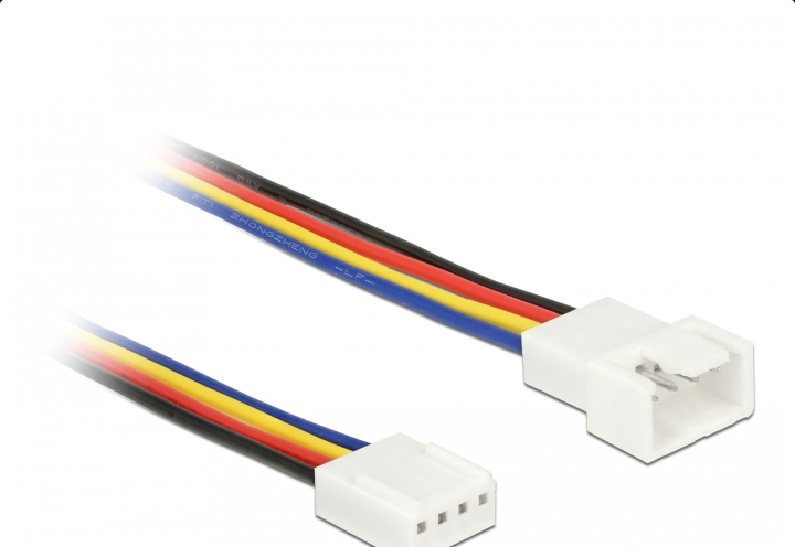DeLOCK 85362 - Kabel - 0,5 m - Zwart, Wit, Rood, Geel, Blauw