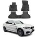 Omac 3d Tapis De Sol Compatible Avec Bmw X6 F16 F86 2014-2019 En Caoutchouc Noir