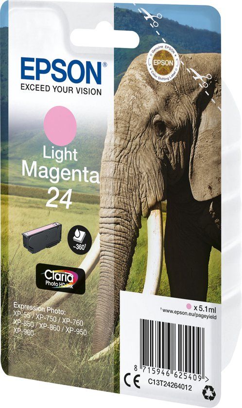 Epson 24 - Inktcartridge / Licht Magenta