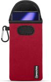 MobyDefend OnePlus 11 Neopreen Pouch Met Karabijnhaak Rood