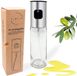KIMIJO Olieverstuiver voor bakolie 100 ml - roestvrij staal en borosilicaatglas