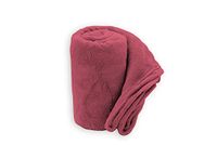 zer0bed Zachte deken | effen plaid | soft touch | 150 x 210 | malve