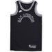 Nike Débardeur de basket-ball pour hommes NBA Dri-FIT Swingman Jersey HWC B22 Sanspu Noir/Fit Silver/Fit Silver