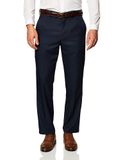 Amazon Essentials Heren Classic-Fit Uitbreidbare Taille Flat-Front Jurk Broek