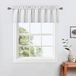Merkloos Rideau occultant pour petites fenêtres - thermique et pratique - 1 pièce - blanc vin - 132 x 38 cm