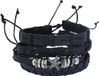 R.E.D. by EMP R.E.D. ROCK-ENGINEERED DESIGN Zwarte armbandenset met vier armbanden Unisex
