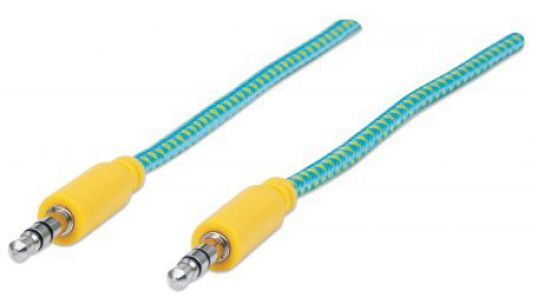 MANHATTAN 394086 - Audio kabel - 1,8 m - Geel, Groen