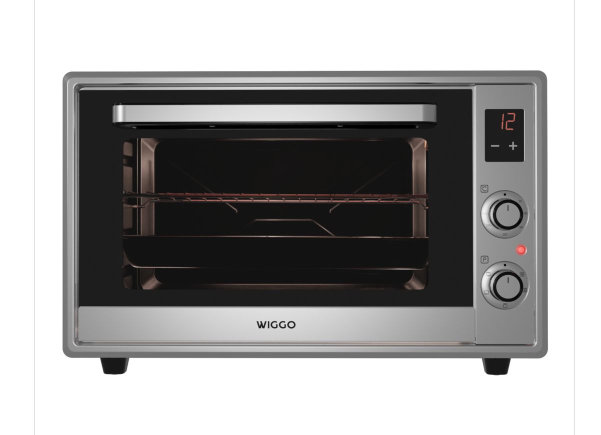 Wiggo WMO-E657(X) Mini Oven - 60 CM - 65L - 2000W - Stainless Steel - 5 Year Warranty
