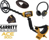 Garrett ACE 300i Metaaldetector + AT Pointer Pinpointer - Beginners, Allround, Strand, Ondiep water, Militaria, Goud - Digitaal - 8 kHz - 30/100 cm - Incl. Hoofdtelefoon & Batterijen