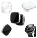 Wigento Fitbit Beschermhoes van transparante, schokbestendige TPU-siliconen voor de Fitbit Versa 4