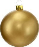 Christmas Decoration mega grote kerstbal - 65 cm - goud - opblaasbaar