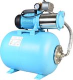 Merkloos Huiswaterpomp - Centrifugaalpomp Hydrofoor - Constante Waterdruk - Roestvrijstalen Constructie - 50L Drukvat 1300W - Blauw