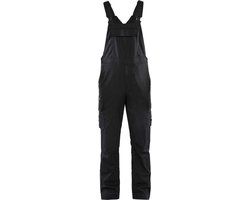 Blaklader Industrie bretelbroek 2644-1832 - Zwart/Donkergrijs - Maat 48