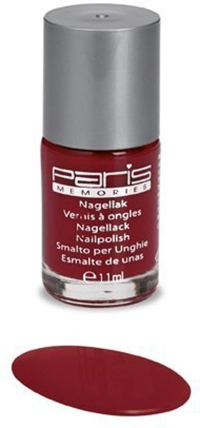 Paris Memories - Nagellak - robijnrood - nummer 287 - 1 flesje met 11 ml.