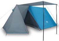 vidaXL Tent 3-persoons waterdicht blauw